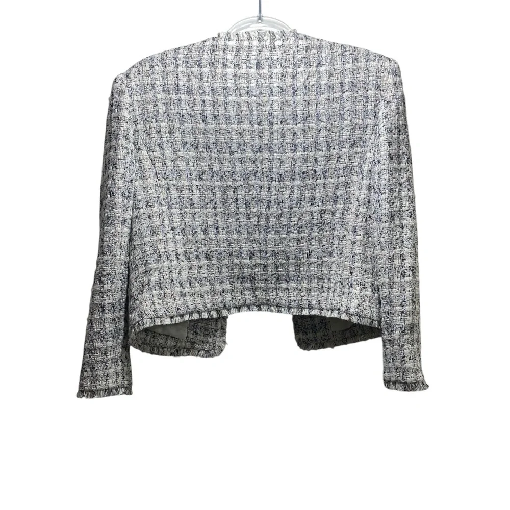 Express Tweed Gold Button Professional Jacket Blazer Small-Petite Office Career - Picture 4 of 10